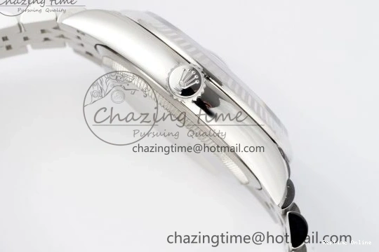 0413 Unique DateJust 36 SS 116234 VSF 1:1 Best Edition 904L Steel Black Diamonds Dial on Jubilee Bracelet VS 2089